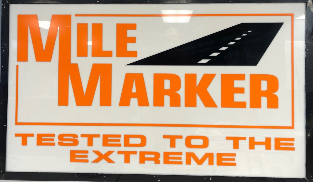 We recently "unearthed" this vintage sign in our Pompano Beach, Florida warehouse. We dusted if off, and it's on display in our offices. Like our products, and our team, it's been to countless shows and has been seen by many enthusiasts over the years.

#milemarker