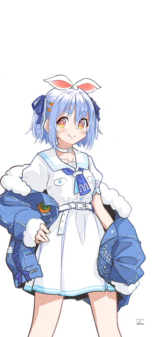 ((ぺこちゃんと船長をスマホの壁紙に良さそうなサイズにしてみた… 気が向いたら使ってどーぞ∨∨ 
