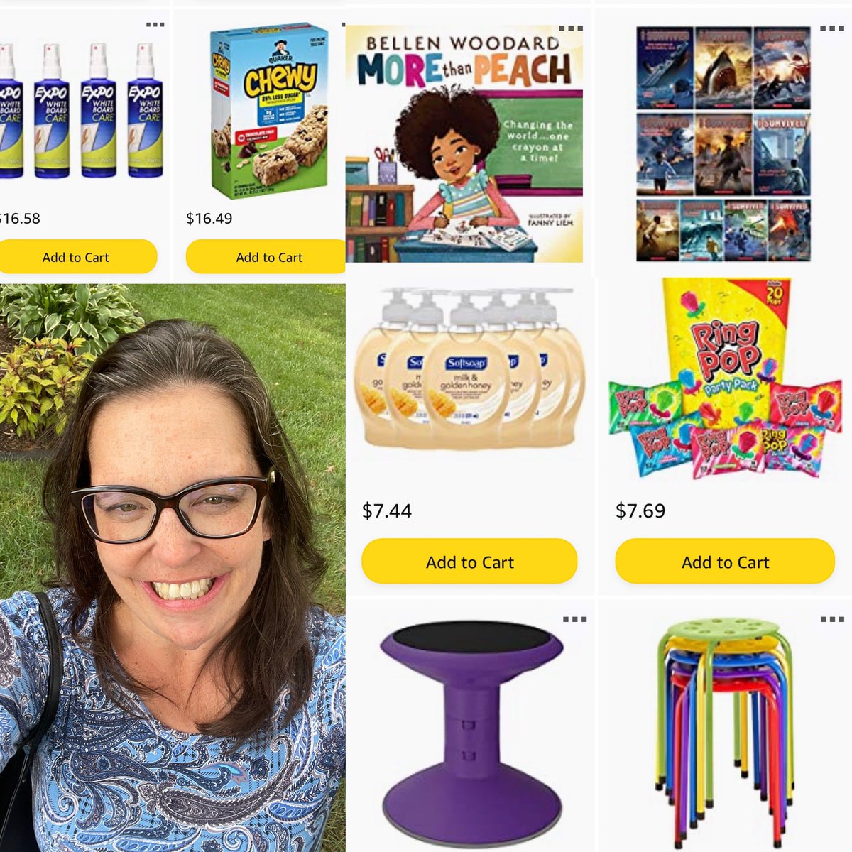 <a href="/BridgeDanya/">👩‍❤️‍👨🐢DBridge-teach 6th sci&elar💖💖💖🏋️‍♀️⚖️</a> <a href="/TMobile/">T-Mobile</a> <a href="/amazon/">Amazon</a> <a href="/JohnLegere/">John Legere</a> Let’s do this! #BetterTogether Hey Twitter world! I’m a 5th grade teacher in VA. For my Ss, I’d like to provide them a good 📖 to read, comfy 🪑, &amp; snacks. Help my Ss have some fun reading this year by #clearthelist! #MagentaMagic #johnclearmylist amz.run/5qA9