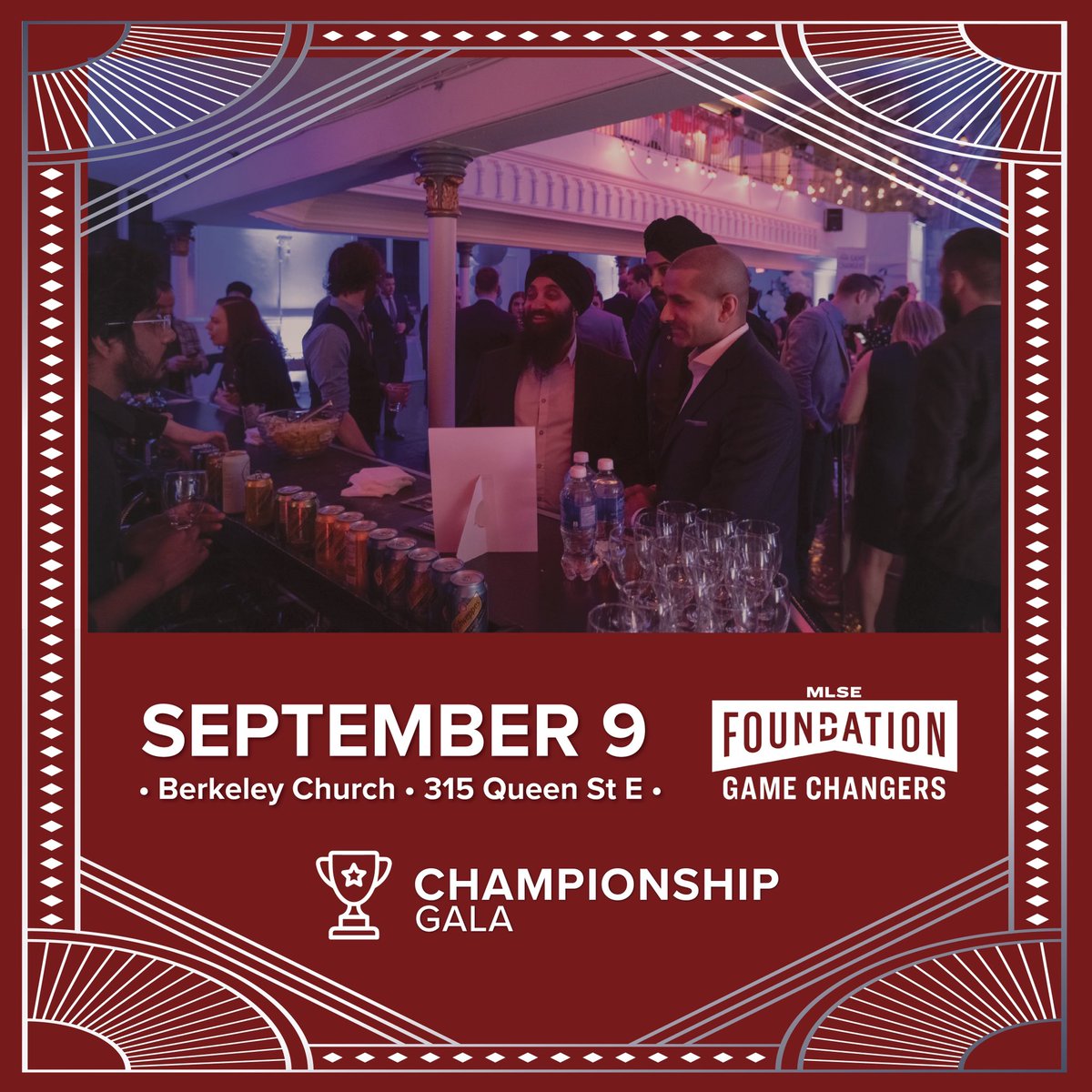 Early bird pricing ends today! 😨

Get your tickets for the MLSE Game Changers Championship Gala today before pricing goes 🆙 

Link in bio