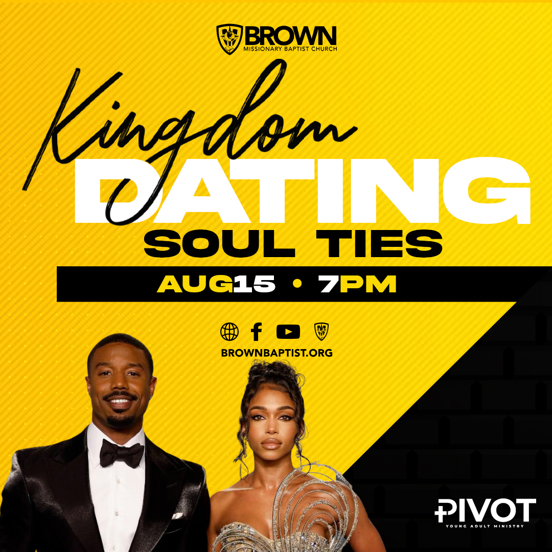 BrownBaptist's tweet photo. ๐ฃ๏ธDon't miss out! โ TONIGHT (August 15 โ 7PM) on all #BrownBaptist digital platforms.
๐ง
#BMBC #YAThinkTank #YoungAdults #YearOfPower #BrownBaptist https://t.co/Yl6GrkalXb