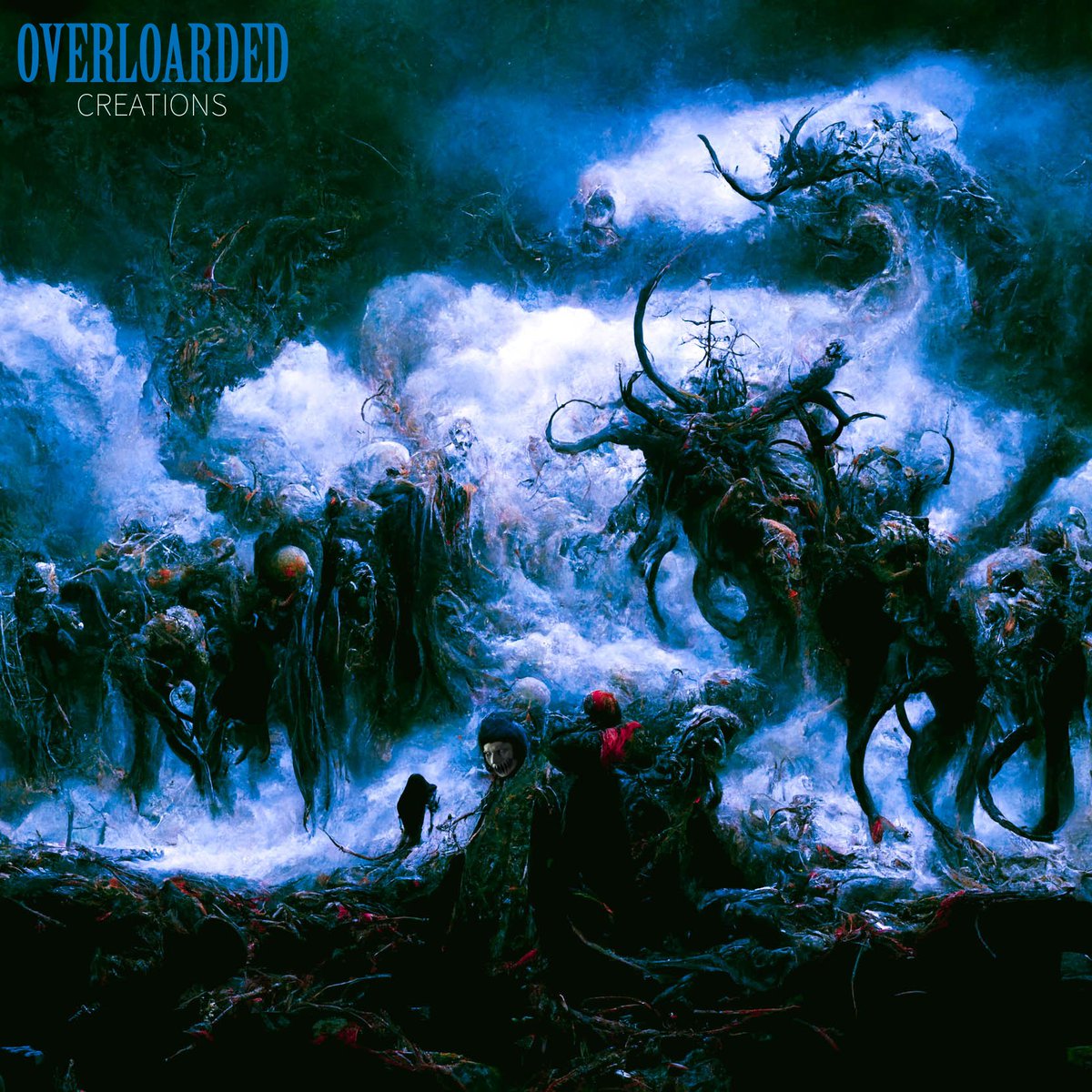 DarkOverloarded's tweet photo. I've always wanted to ask an #AI what a #PrimevalChaos would look like, and this is what it showed me.

Added a few tweaks using #Lightroom and #Photoshop.

#AIArt #MidJourney #LovecraftianMythos ⛧🜏🖤 https://t.co/b4LunXqObJ