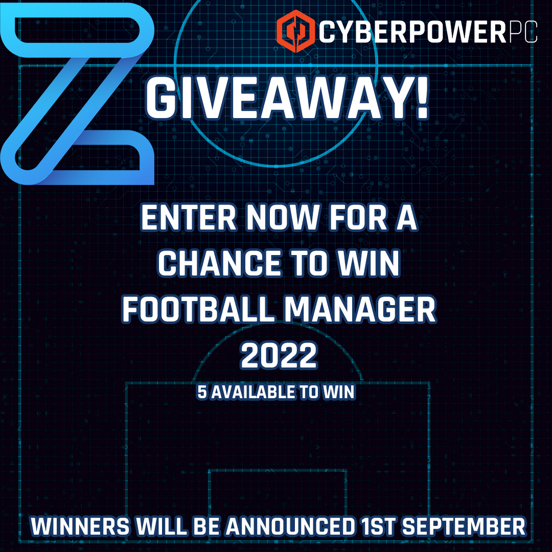 CyberPowerPC_UK's tweet photo. 🚨GIVEAWAY🚨

Cyberpower and @theoldzealand have partnered to bring 5 lucky winners a copy of Football Manager 2022.

Follow the link below to enter👇

👉https://t.co/FeLppGvE76 https://t.co/tPARKFMiZz