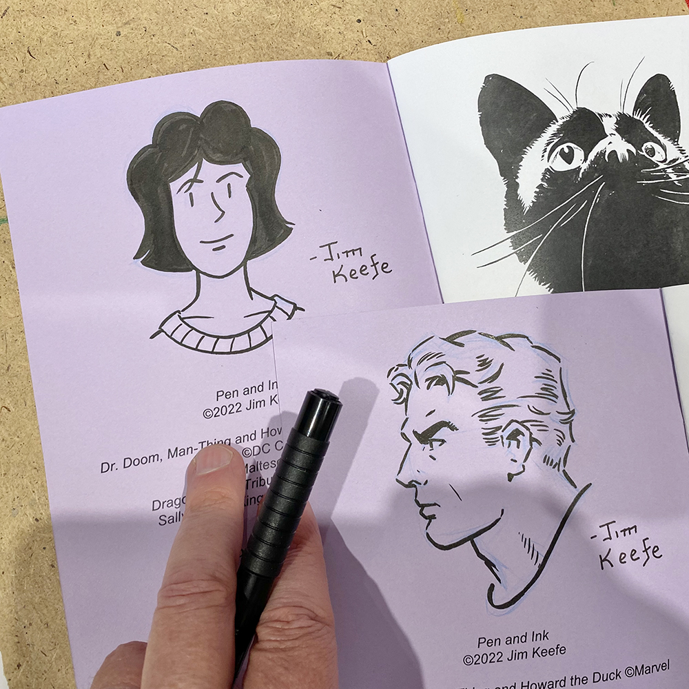 jim_keefe's tweet photo. @rjalgeo Had a great time this weekend at the Autoptic Festival. Special shout-out to all the hard work Robert Algeo and the crew @AutopticFest did to make this a stellar show! #Autoptic #AutopticFestival #comicart #comics #zines https://t.co/5VzI7r8IPx