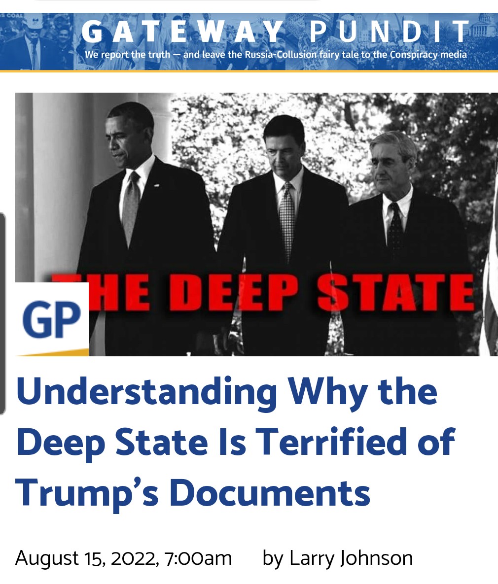 PrisonerOfWar81's tweet photo. @EricTrump .
[Article:] "I can sum up the Trump documents very succinctly–the documents show that there was a coordinated effort by the CIA, the FBI and DOD starting in the summer of 2015 to interfere in the 2016 election. Part of this effort involved using NSA produced intelligence."
. https://t.co/i3qgNRt8q0