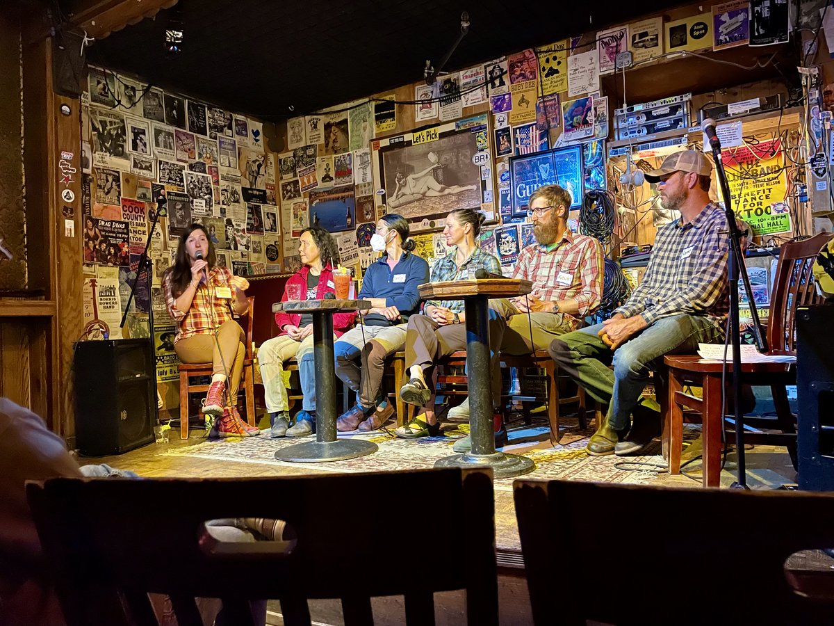 southeast_ak_cc's tweet photo. We're still ~reeling~ from the great discussion during the climate-themed hunting and fishing roundtable we co-hosted with @NWFoutdoors.
Thank you to all attendees, including dogs, at The Alaskan Hotel & Bar for hosting! https://t.co/3ssMUkZPnt