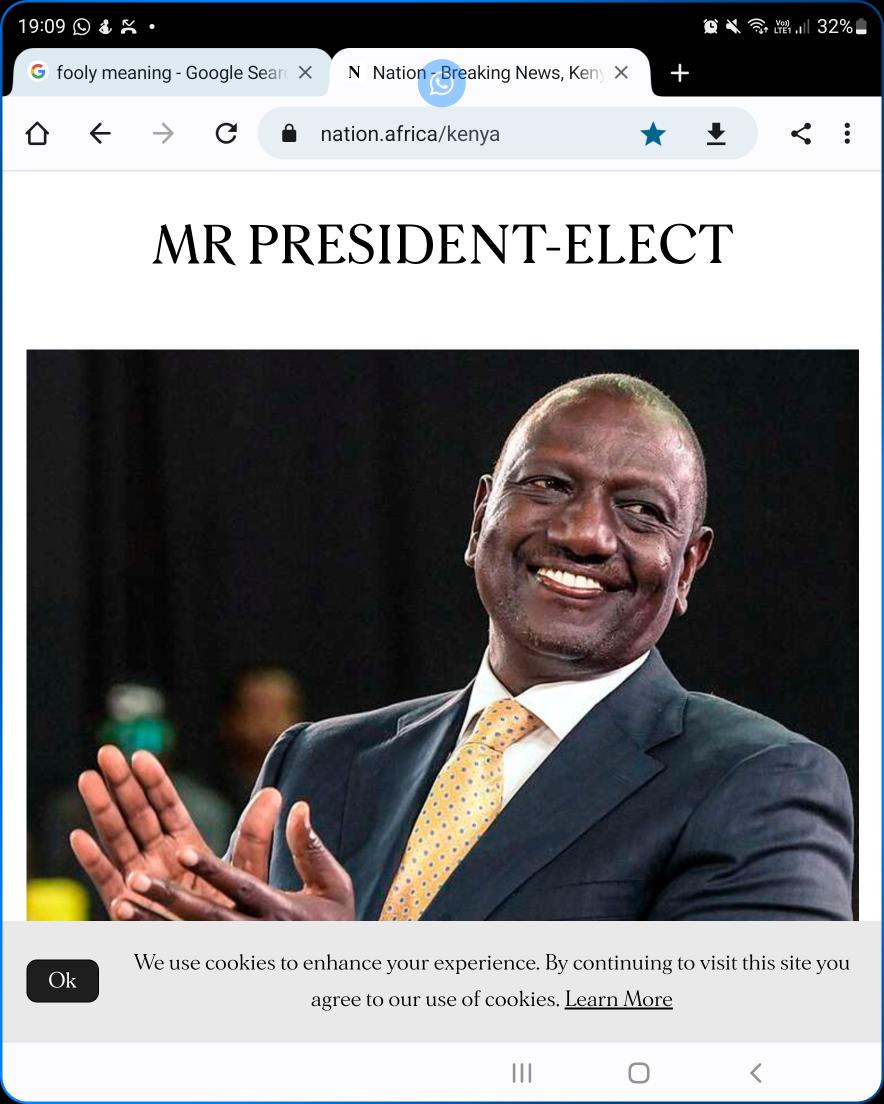 ahmednasirlaw's tweet photo. @WilliamsRuto @rigathi....CONGRATULATIONS https://t.co/SoQTEeaBxh