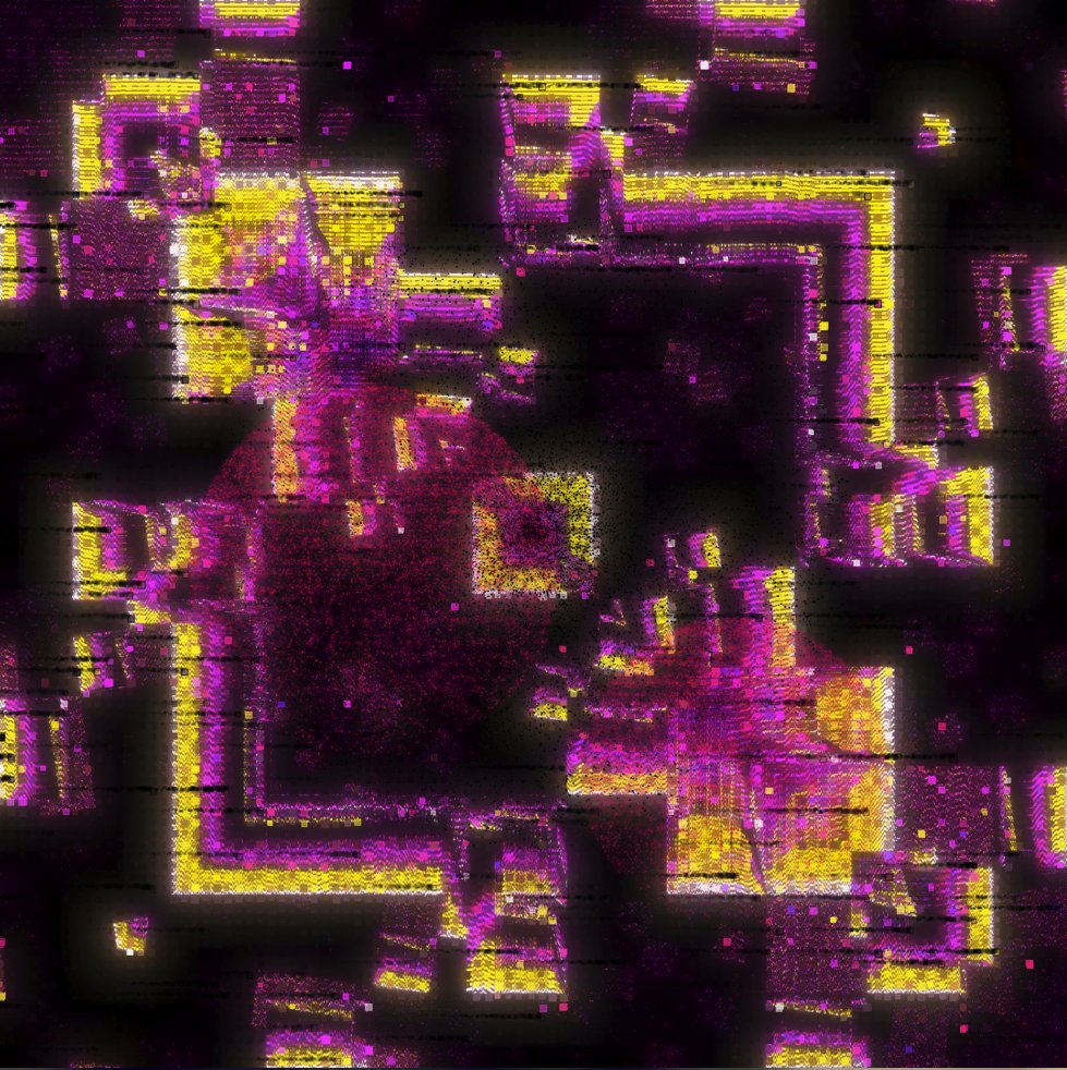 running off another #glitchforge test batch.  love what i'm seeing.  beautiful source material by <a href="/NukeHype_/">nukeͥhyͣpͫe</a> and code optimizations helped by <a href="/tartaria_rchvst/">Tartaria</a> 

also <a href="/sgt_sl8termelon/">sgt_slaughtermelon 🍉</a> is there too!  what a day that was.

#generative #generativeart #glitch #glitchart