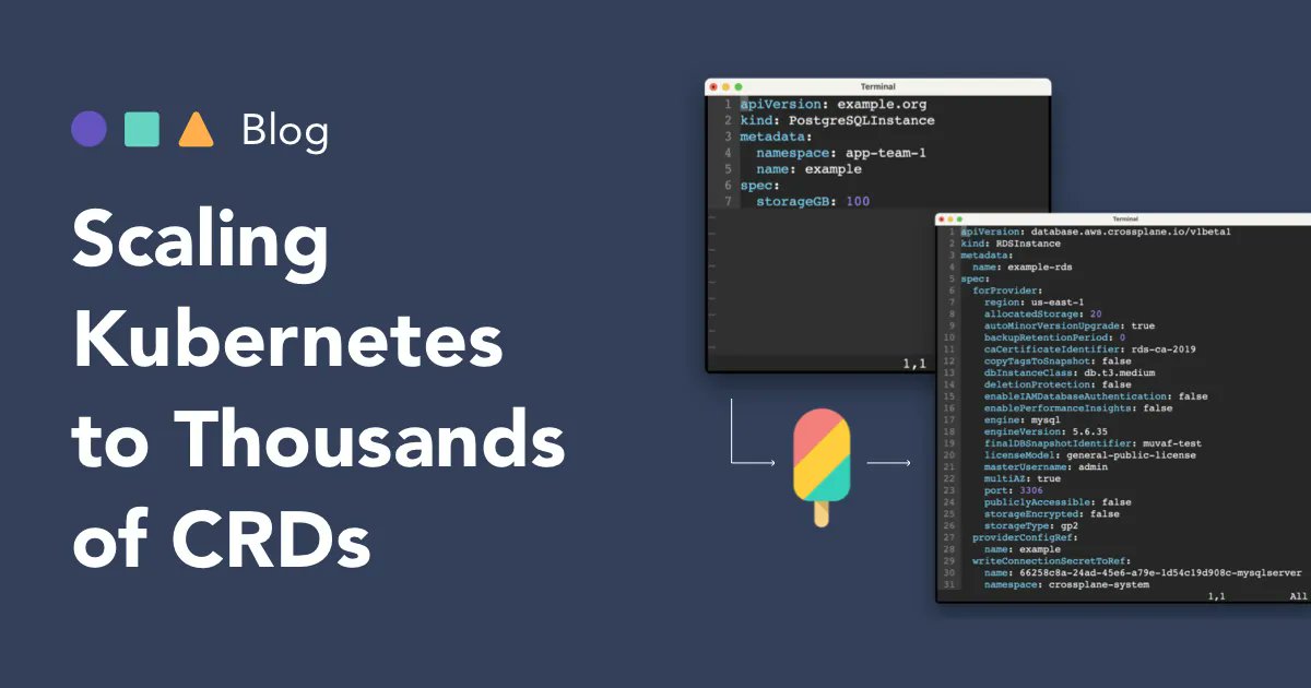 Hitting that limit on custom resources? 😰Upbound can help you scale! <a href="/internegz/">Nic Cope</a> talks you through how to scale to THOUSANDS of CR’s in his latest blog ➡️ buff.ly/3dmlTc9