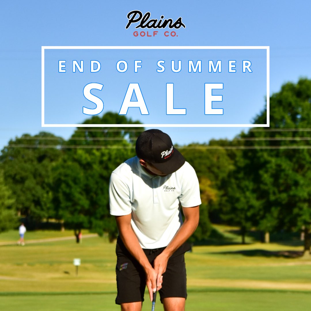 PlainsGolfCo's tweet photo. 💥 20% off SITE-WIDE! 

Head over to https://t.co/VMUYnov0XV and get your merch! https://t.co/1V0JY3EzSo
