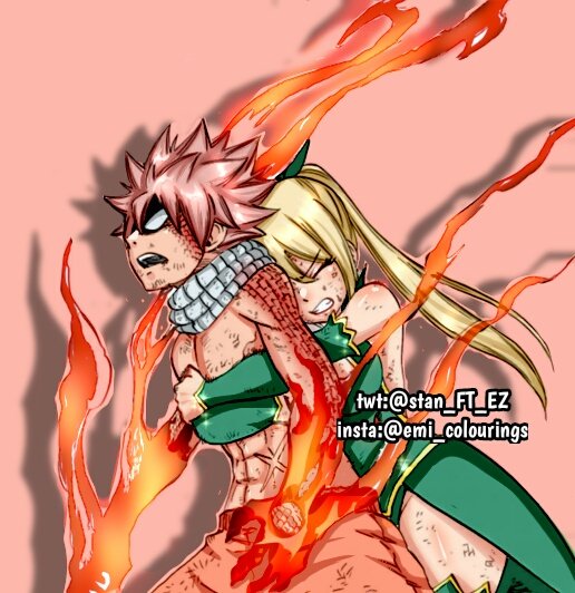stan_FT_EZ's tweet photo. I always wanted to colour this panal 🥺🥺🥺 
Thank you @EdensSalma for this panal's suggestion✨✨🔥🔥

#nalu #natsudragneel #lucyheartfilia #dragonslayer #celestialwizard #fairytail #fairytail100yearquest #manga #colouring https://t.co/5PWZULbyqG