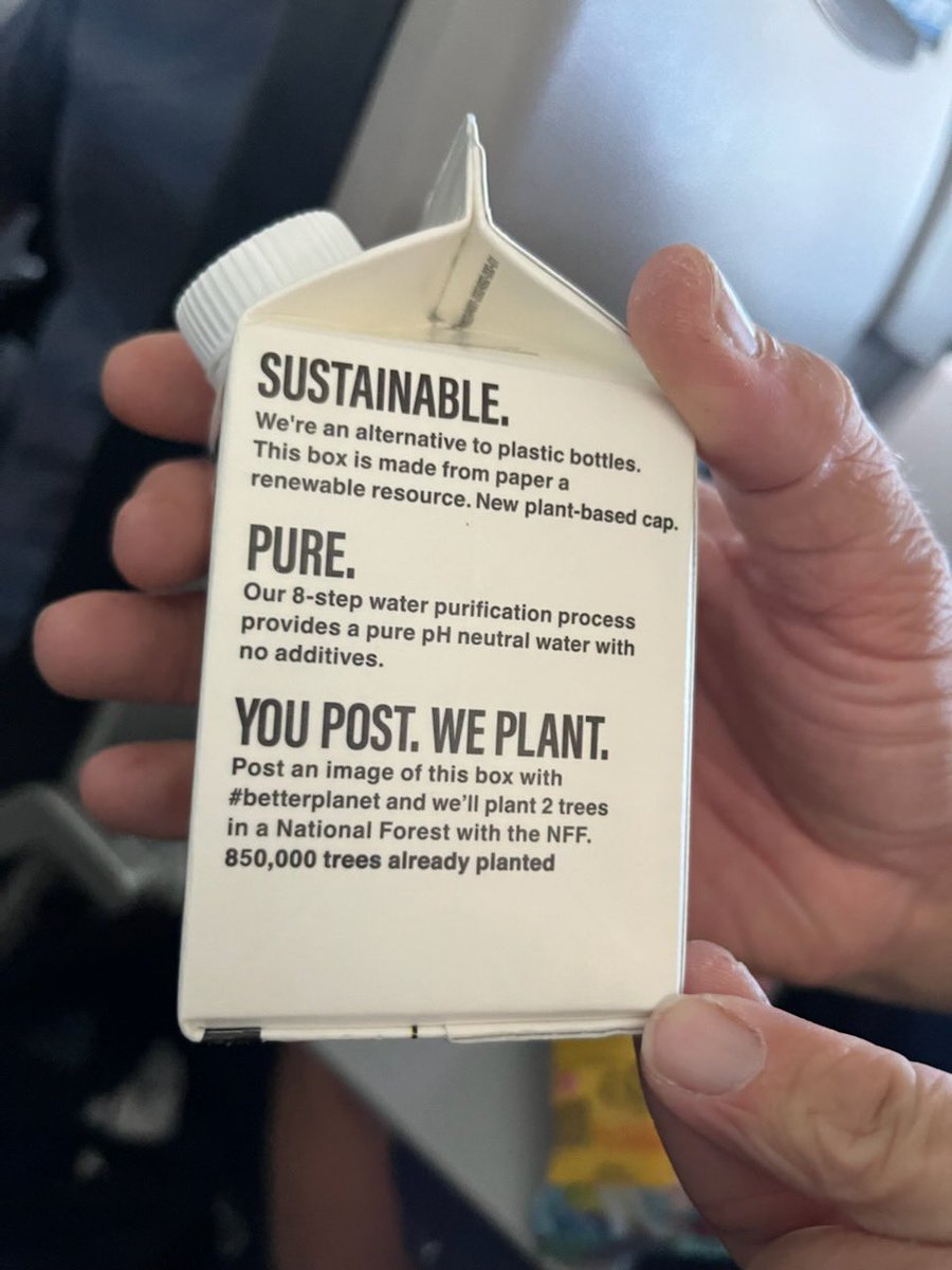 SMayerPDX's tweet photo. Apparently they will plant two trees if I post this so here goes #BetterPlanet https://t.co/AmEwjxSLh4