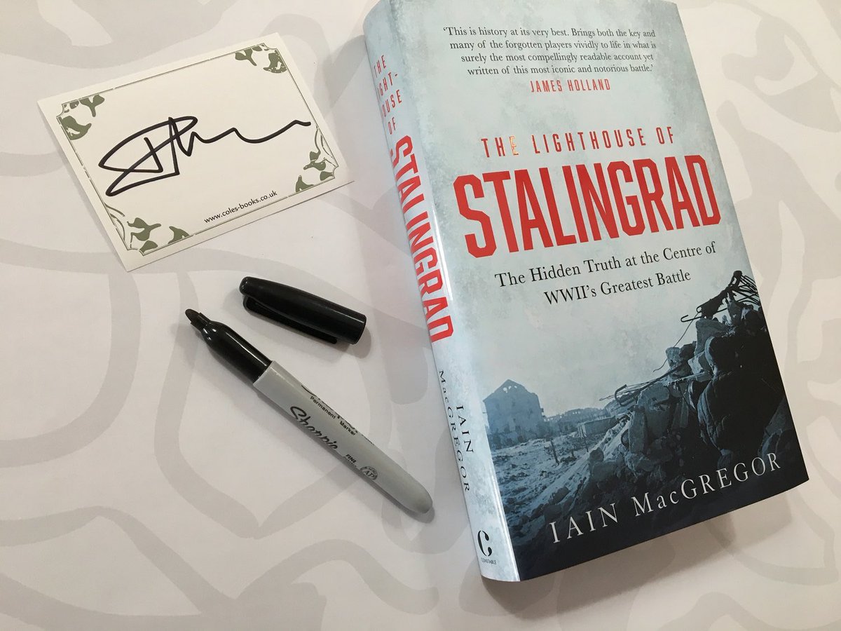 Calling all those interested in a signed copy of my new book. #TheLighthouseofStalingrad Available from ⁦@ColesBooks⁩ who will dispatch to you ASAP. ⁦@WeHaveWaysPod⁩ #WeHaveWaysFest