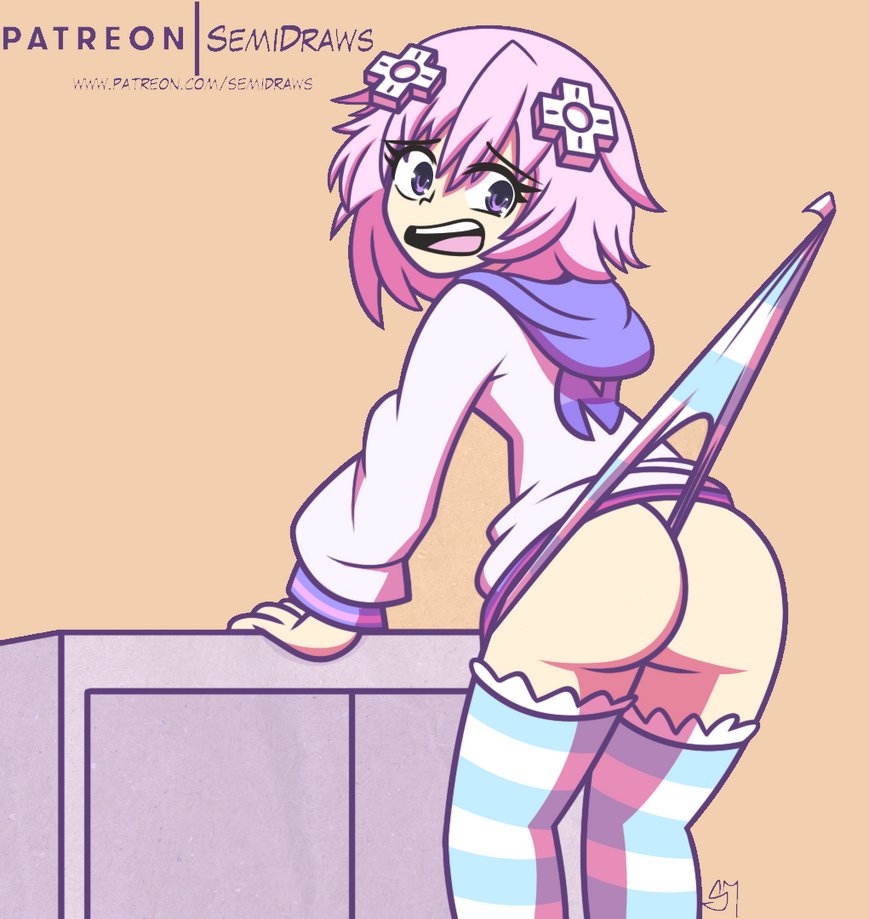 "hey what are you doing? Let go of my panties!"