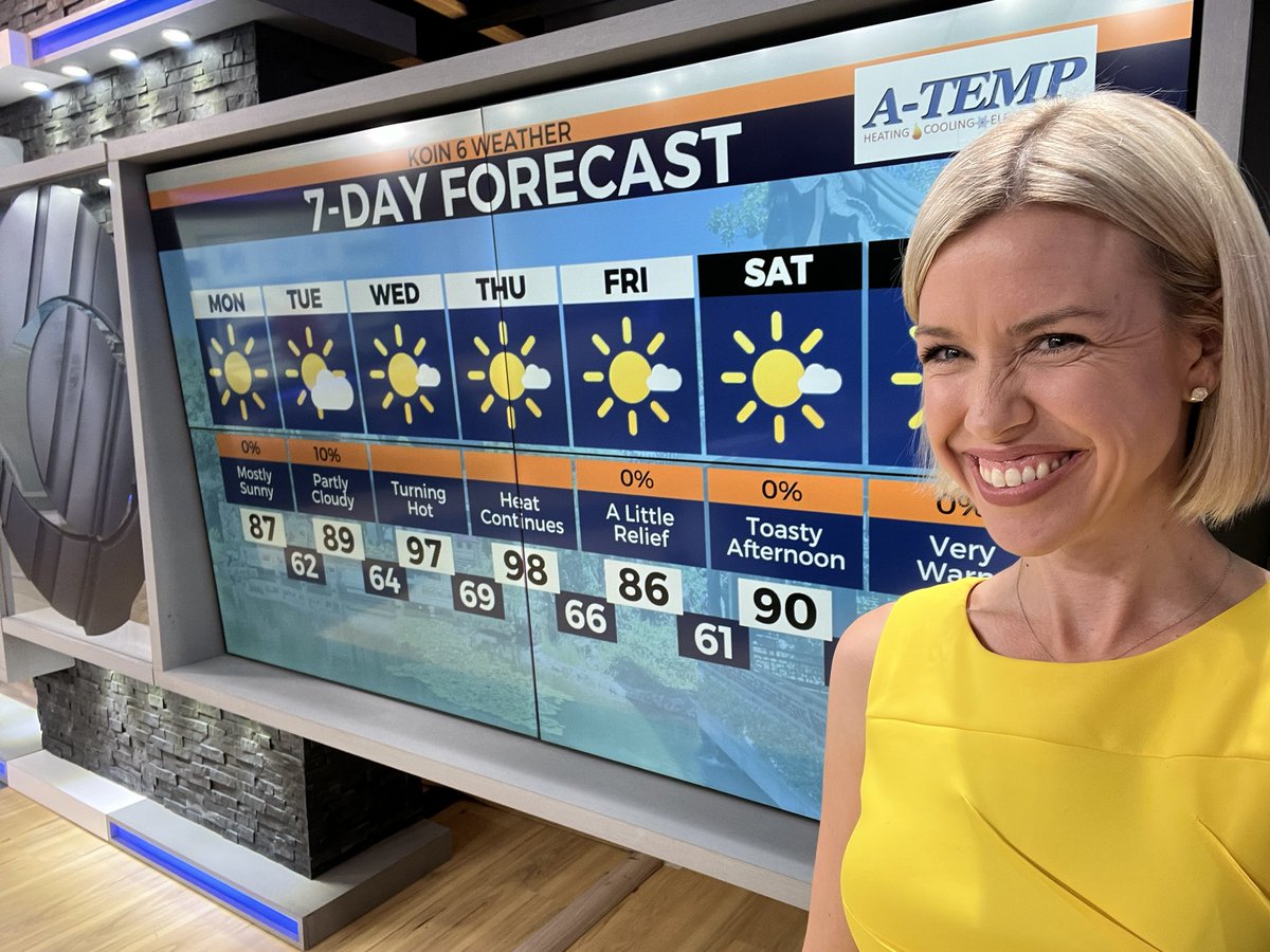 That’s a wrap! Been a fun morning at <a href="/KOINNews/">KOIN News</a>. Get ready for the heat! It’s going to be sizzling Wednesday and Thursday 🥵