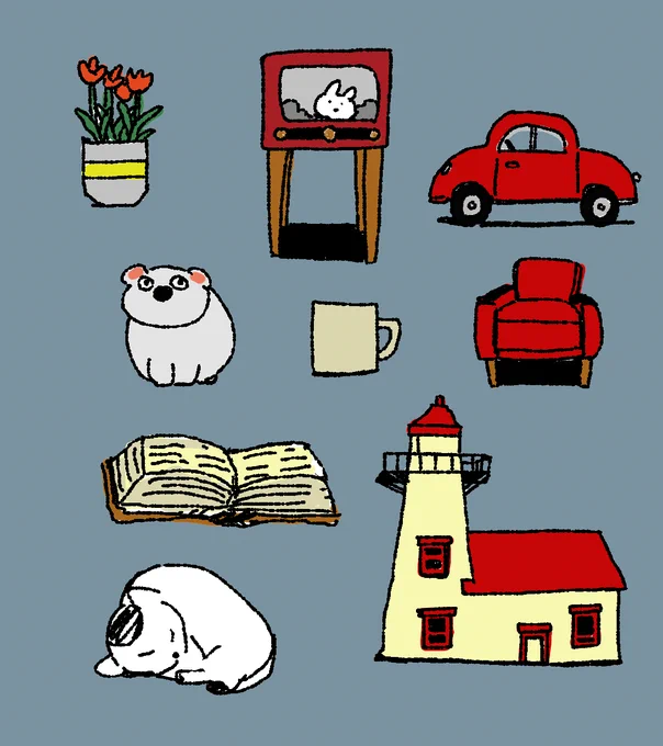お盆全く絵を描かなかったので適当に 