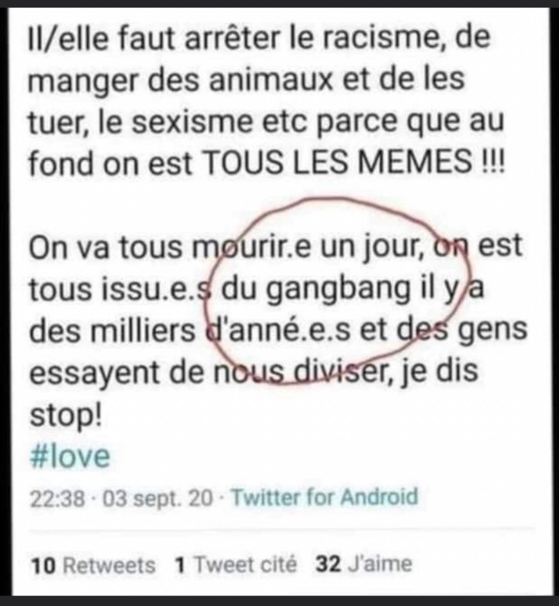 A méditer