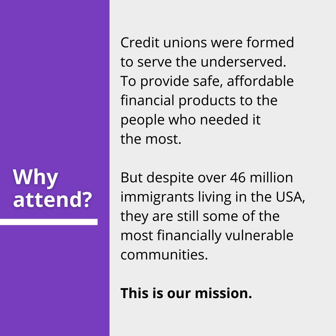 NCUFoundation's tweet photo. To celebrate 40 years of impact, this year's DE Workshop is open to all! Discover how #CreditUnions can build long-term growth and improve financial well-being for all by supporting immigrant communities: https://t.co/rso7WQcUwg
#KeepPurposeConstant #PeopleHelpingPeople https://t.co/8sE2v7llgF