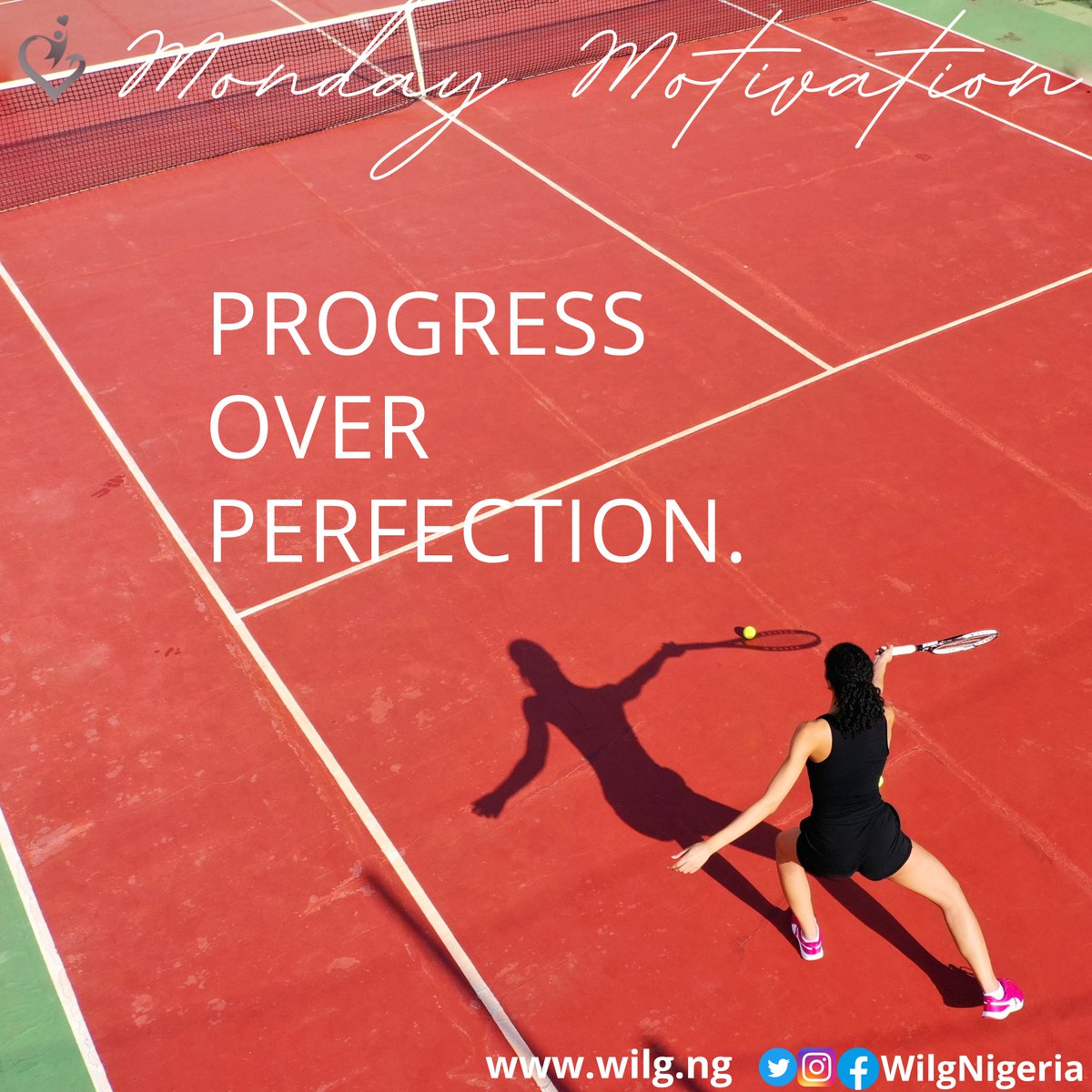 WiLGNigeria's tweet photo. #MondayMotivation
Progress over perfection.📢📢📢
#GenerationEquality #August #WiLGNigeria #womensrights #humanrights #2022 #Advocacy #wilglearningspaces #youths #Nigeria #MondayMotivation #MondayVibes #mondaythoughts https://t.co/vcbqHtaXS7