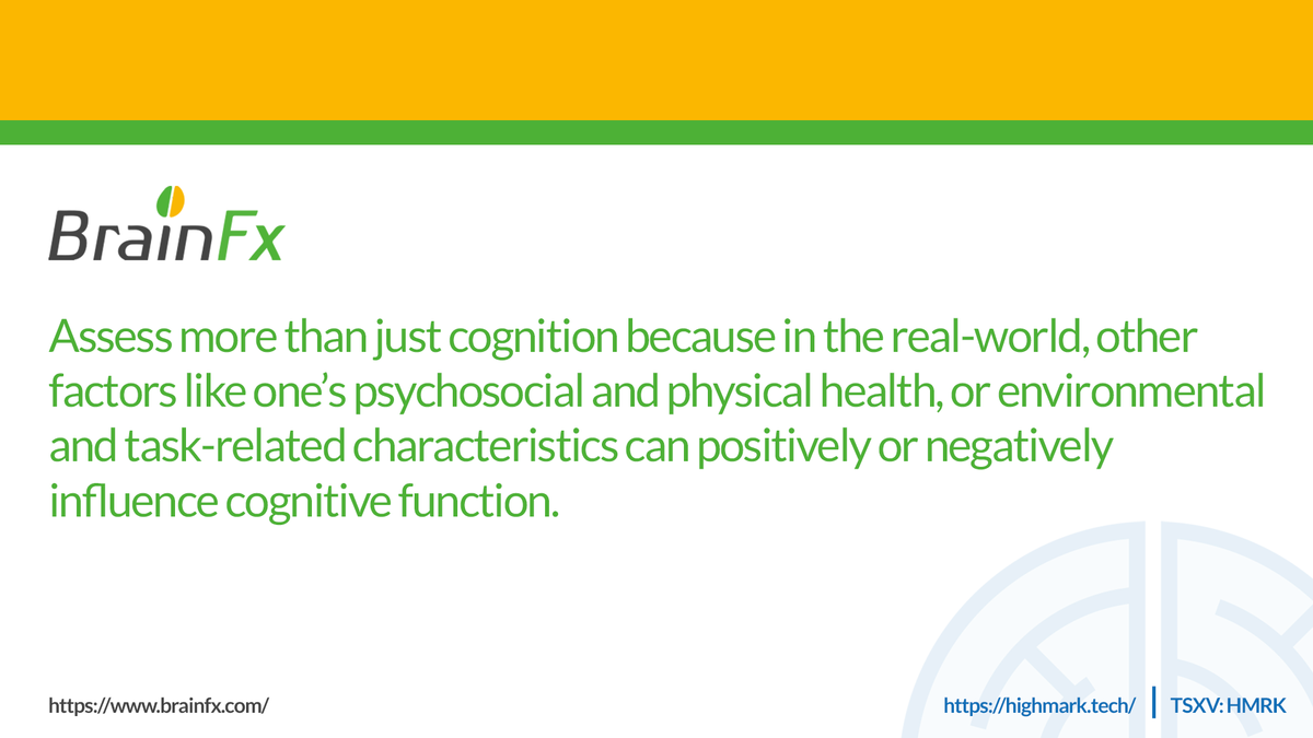 HighmarkInt's tweet photo. Highmark's BrainFX is designed for clinical utility, ecological validity, and workflow efficiency!

BrainFx assessments use the innovative Neurofunctional approach to assessing cognitive function.

$HMRK https://t.co/kooO0klJJW