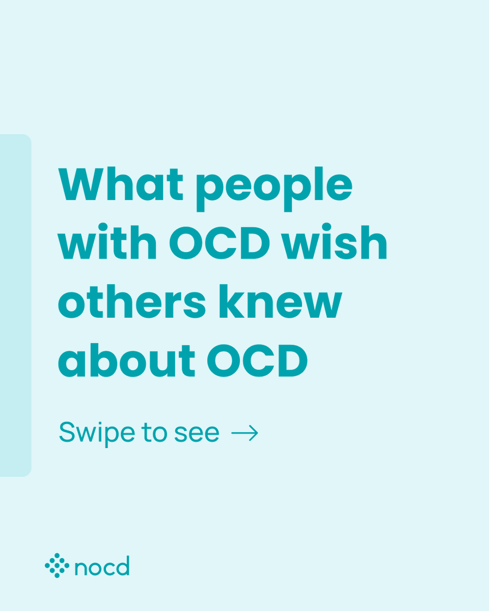 treatmyocd's tweet photo. What do you wish others knew about OCD?  Reply to let us know. https://t.co/uWBPDJ27TT