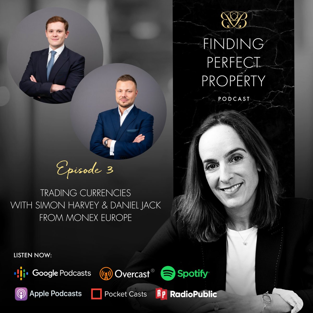 The next episode of Finding Perfect Property – Diary of a Buying Agent, is here! Featuring guests Simon Harvey and Daniel Jack from Monex Europe, in this episode they discuss FX and how the global economy is impacting the world of property. Listen here: black-brick.com/podcast