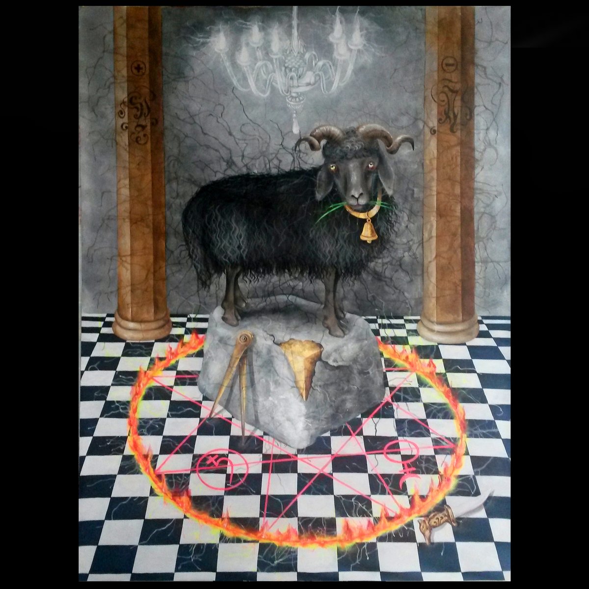 AmiraArte's tweet photo. title: Black Goat
size: 107 x 140 cm.
tecnique: acrylic on canvas + wood frame.
year: 2017
price: 4.950 euro
AVAILIBLE
tag: #contemporaryart #contemporaryartist #visualartist #contemporaryartgallery #artforsale #artdealer #losangelesartist #usaartist #artgallery #artpainting #art https://t.co/HRIXQ3txUw