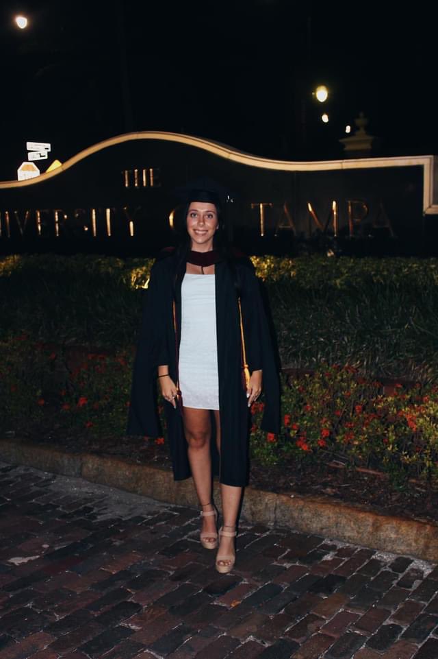 QUJournalism's tweet photo. Congratulations, @jensencoppa! Jensen (BAJ, ‘21) completed her Master’s degree in professional communication from @UofTampa. She will spend the next semester at UT teaching public speaking. Way to go, Jensen. We are so proud of you. https://t.co/oE367d6WAh