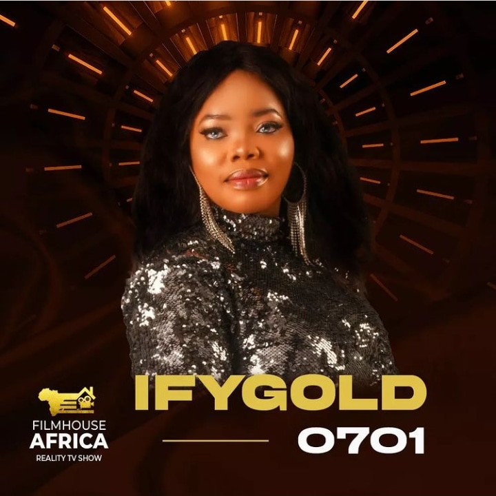 I'm officially a housemate at the ongoing *FILM HOUSE AFRICA* 
I will need your support to remain in the House 
Please follow @filmhouseafrica on Instagram, like and comment on my picture
IFYGOLD  (0701)