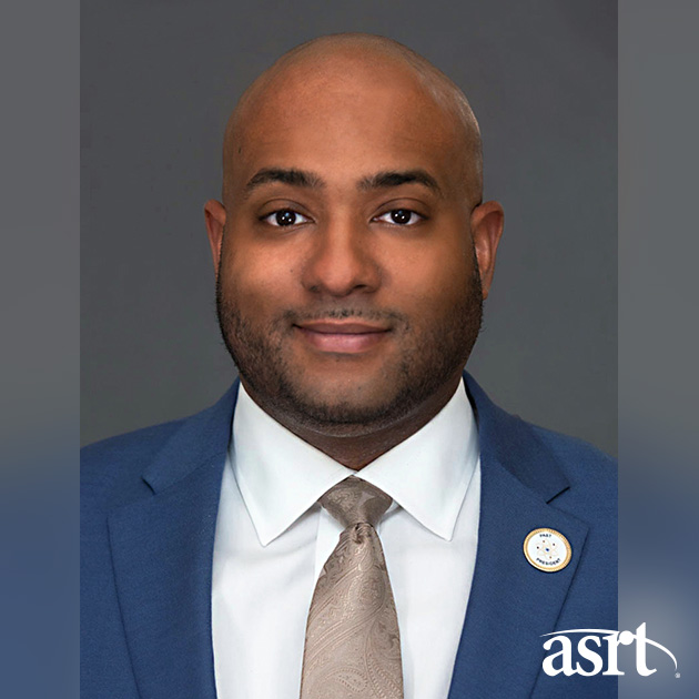 ASRT's tweet photo. ASRT President-elect Brandon A. Smith, M.B.A., M.S.R.S., R.T.(R)(VI), CIIP, was a guest on the CollaborationRA podcast. Brandon discussed how he became a radiologic technologist and why advocacy is vital for the profession’s growth. Check it out! https://t.co/1NUETYVgVB https://t.co/UMEQkRrrwo