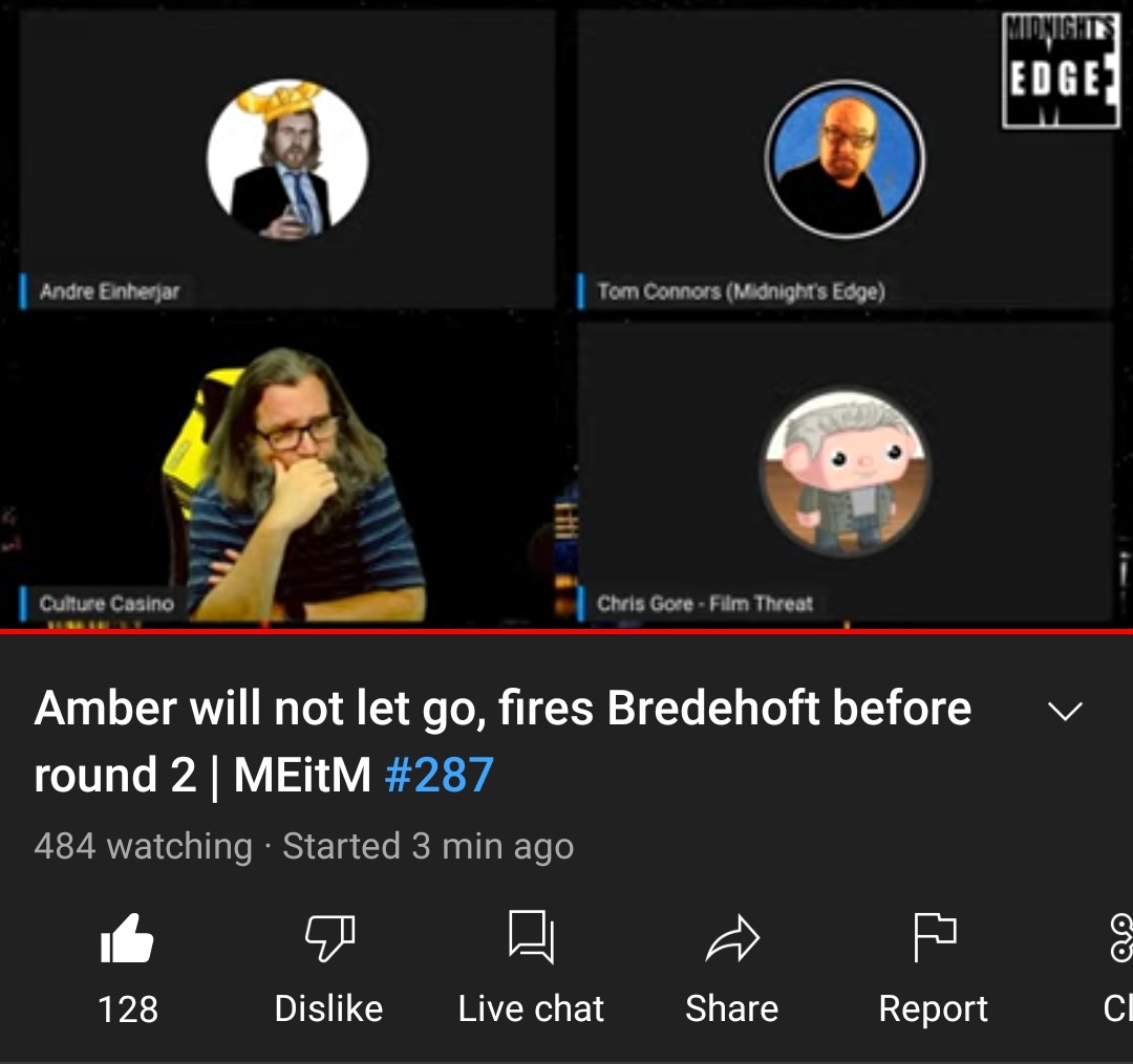 GNinjuh's tweet photo. 🌚#MidnightsEdgeInTheMorning🌞 #0287
AMBER FIRES BREDEHOFT FROM APPEAL
#AmberHeard Will Not #LetGo | Fires #EleineBredehoft Before #Round2
ON THE EDGE:
@Midnights_Edge/@AndreEinherjar
@ThomasConnorsJr
@CultureCasino
@ThatChrisGore
& YOU #MidNighters!
https://t.co/IDSENnjQKc https://t.co/2hfTGOaMol