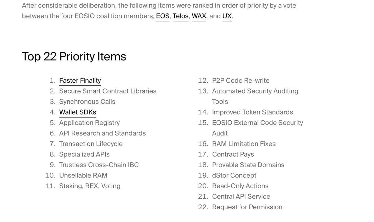 YvesLaRose's tweet photo. Taking control over the codebase is the best thing to happen to $EOS.

We are iterating and improving more than ever.

Not only are we fixing outstanding issues, we’re rapidly improving the codebase to add new functionality:

✅EVM Compatibility
✅Faster Finality
✅IBC
➕ more! https://t.co/sAjjUgYYOG