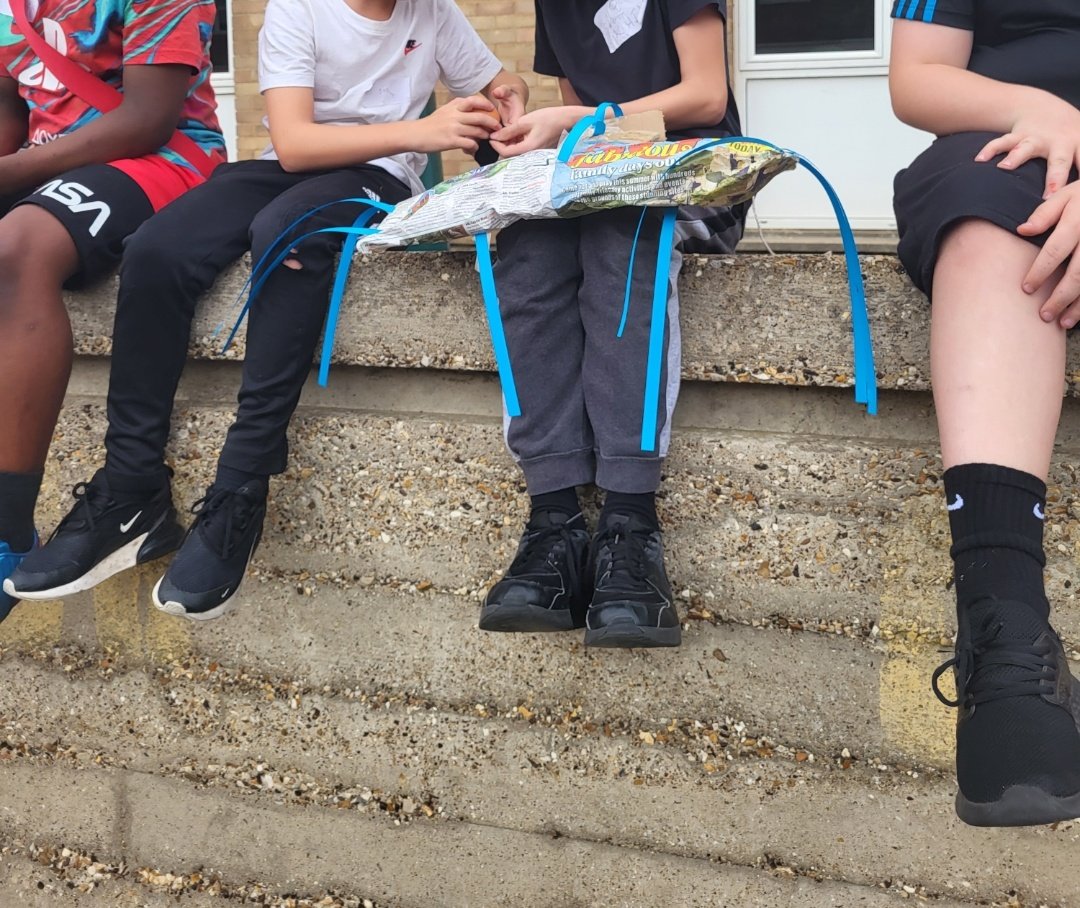 campionsummer22's tweet photo. A great first day at Campion Summer School 2022.

Today we started off with some literacy, numeracy and a tour of the school, before doing some team work 'egg protection' creations and dropping them off of the wall in the quad to see who's egg would survive!

(1/2) https://t.co/PDqas9KKU5