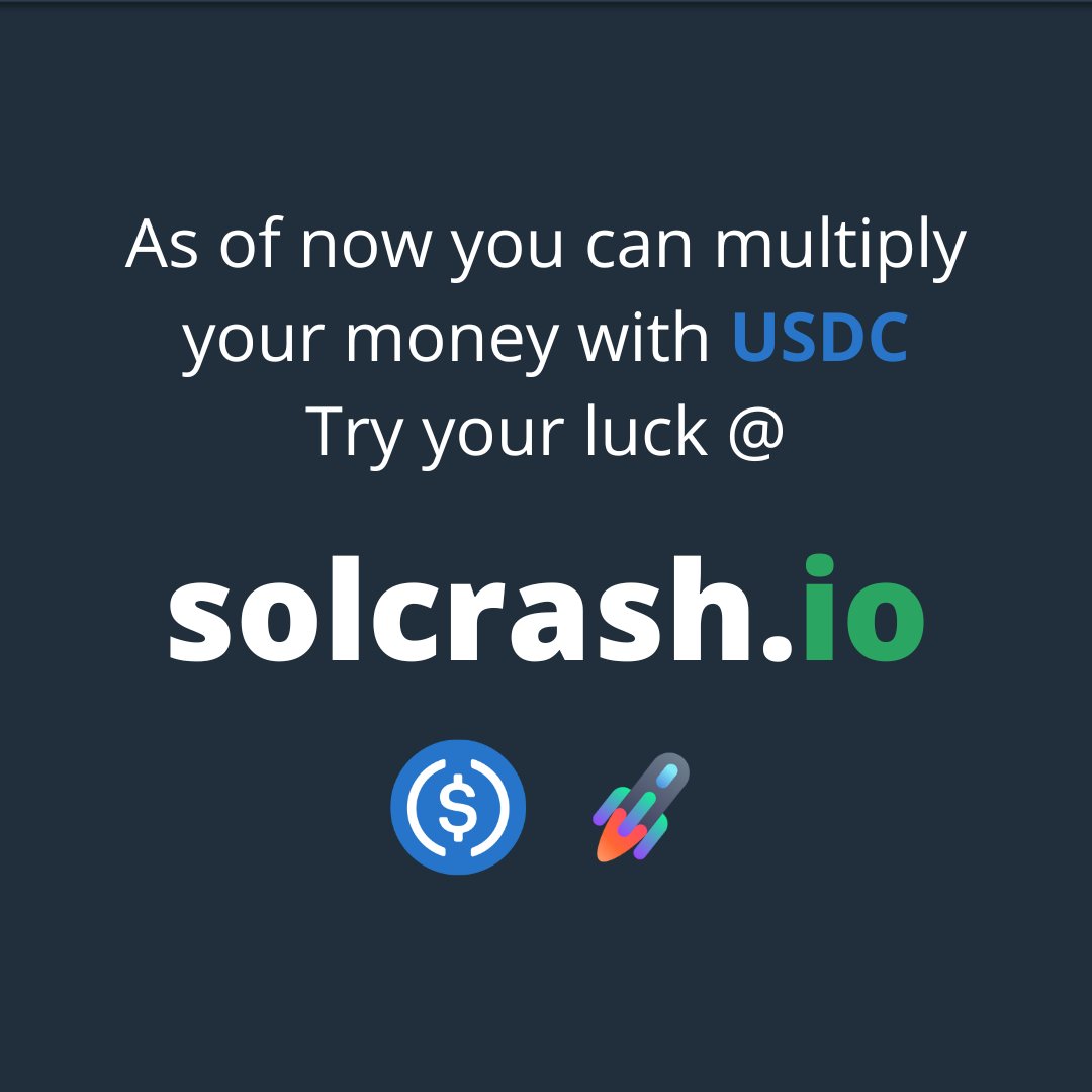 Go have some fun @ solcrash.io 😁