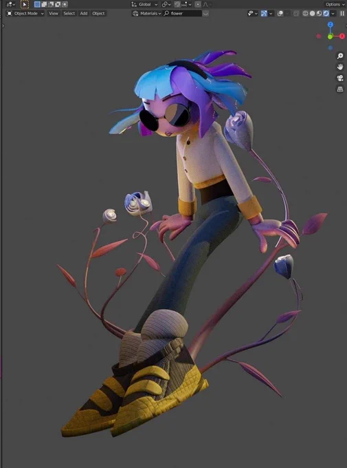 2D // 3D Sometimes I like to remake my own stuff in 3D to see what I could improve on 