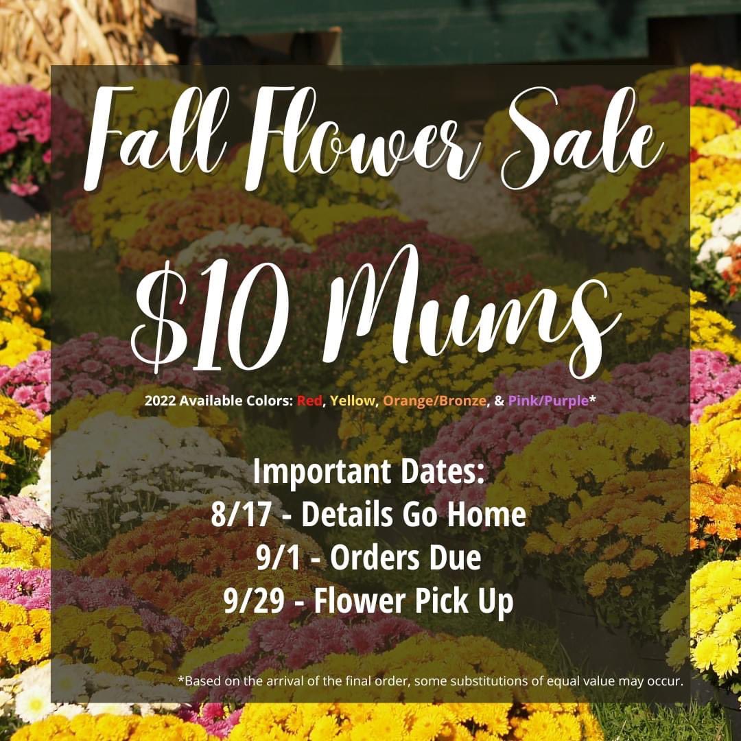 Southeastern PTO (@southeasternpto) on Twitter photo Help us kick off our Flower Sale! We are selling Mums for just $10! Colors: Red, Yellow, Orange/Bronze, & Pink/Purple. Orders are due by Thursday, September 1st. Place your order here: …-fall-flower-fundraiser.cheddarup.com
For questions contact: flowersales@sespto.org <a href="/SoutheasternEl1/">Southeastern Elementary</a> Help us kick off our Flower Sale! We are selling Mums for just $10! Colors: Red, Yellow, Orange/Bronze, & Pink/Purple. Orders are due by Thursday, September 1st. Place your order here: …-fall-flower-fundraiser.cheddarup.com
For questions contact: flowersales@sespto.org <a href="/SoutheasternEl1/">Southeastern Elementary</a>