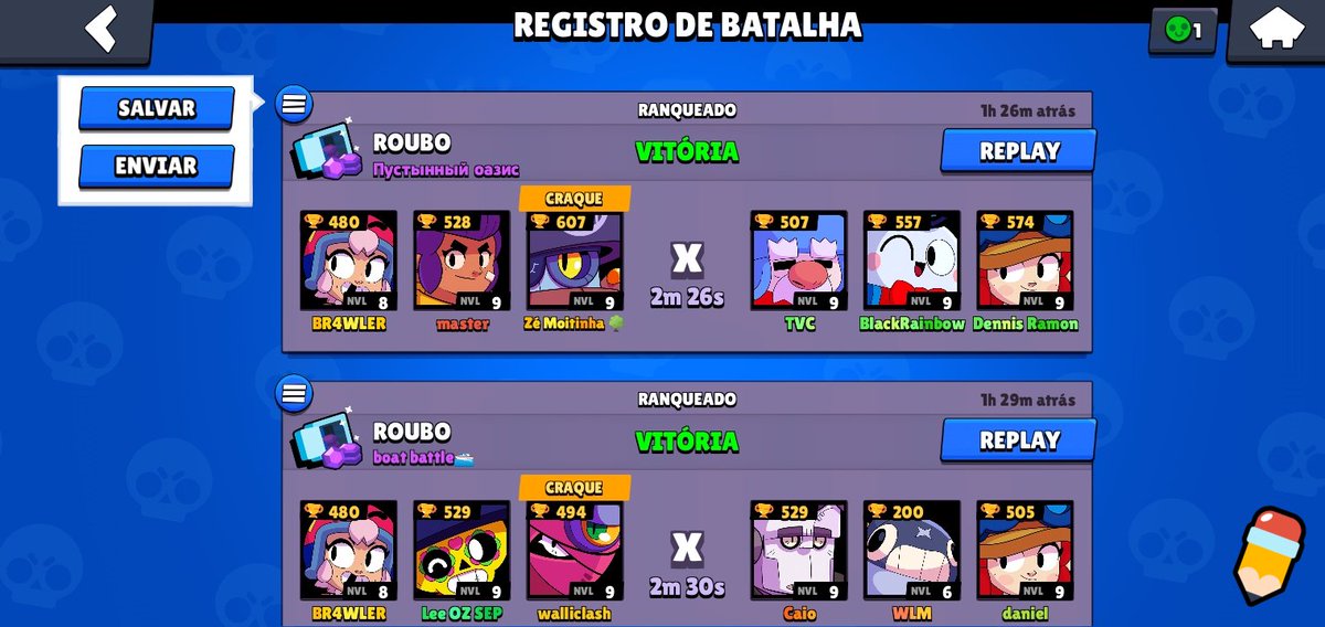 IdeiasDeBS's tweet photo. → Ideias de Brawl Stars ⭐

- Quem nunca já fez uma jogada incrível e já quis salvar ou compartilhar essa jogada com alguém? 🧐

- Por isso, hoje fizemos algumas ideias de como isso poderia ser no Brawl Stars! 🏆

- O que achou? ☃️ https://t.co/xtLiUbloRX