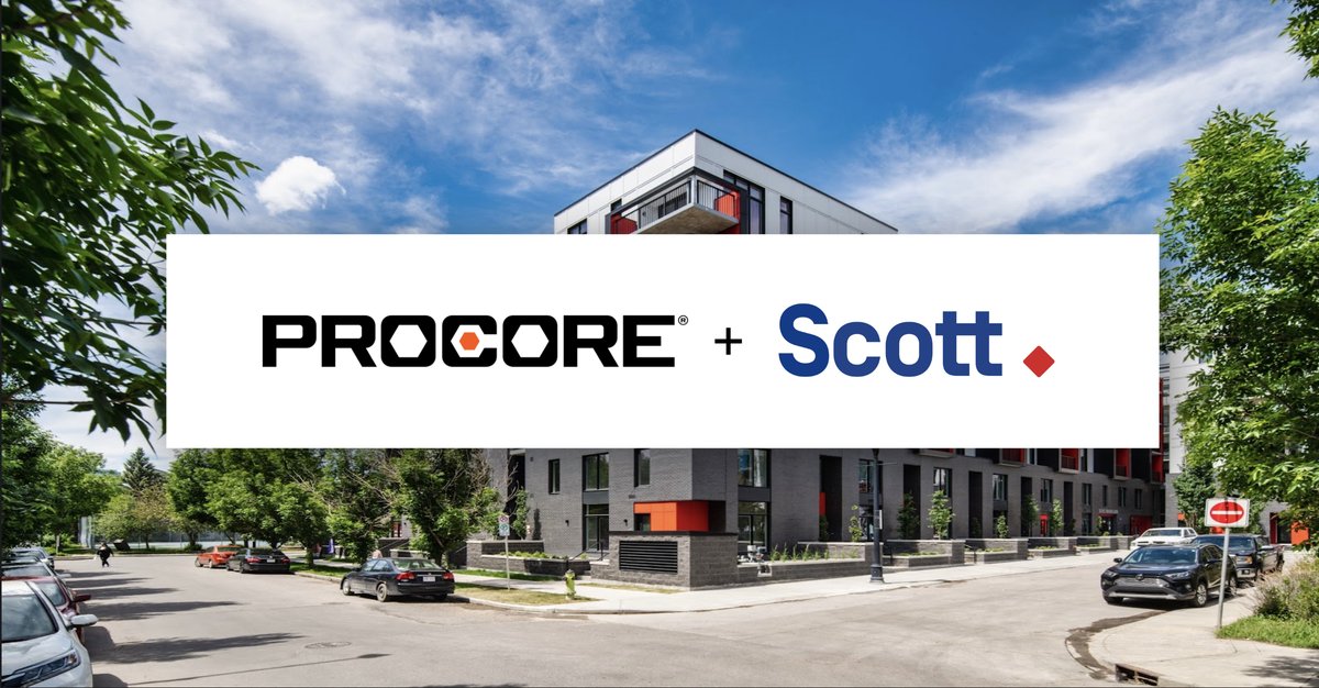 procoretech's tweet photo. "Procore helps us to be more efficient in finding trades and making those personal connections.”

Scott Construction Group is expanding from BC into Ontario with Procore.  Read the full story 👉 
https://t.co/pCYYNkwFew

#ProcoreCanada #ConTech @ScottConstructs https://t.co/hOErhzPzO3