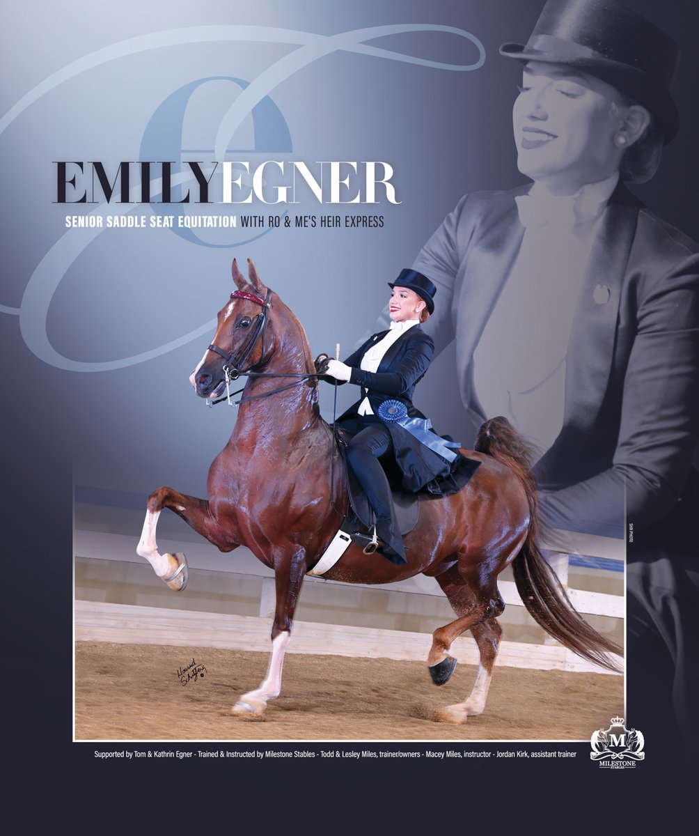 TNH1865's tweet photo. #nationalhorseman #worldschampionship #emilyegner #milestonestables #equitation #saddlebred https://t.co/azsPSEruZC