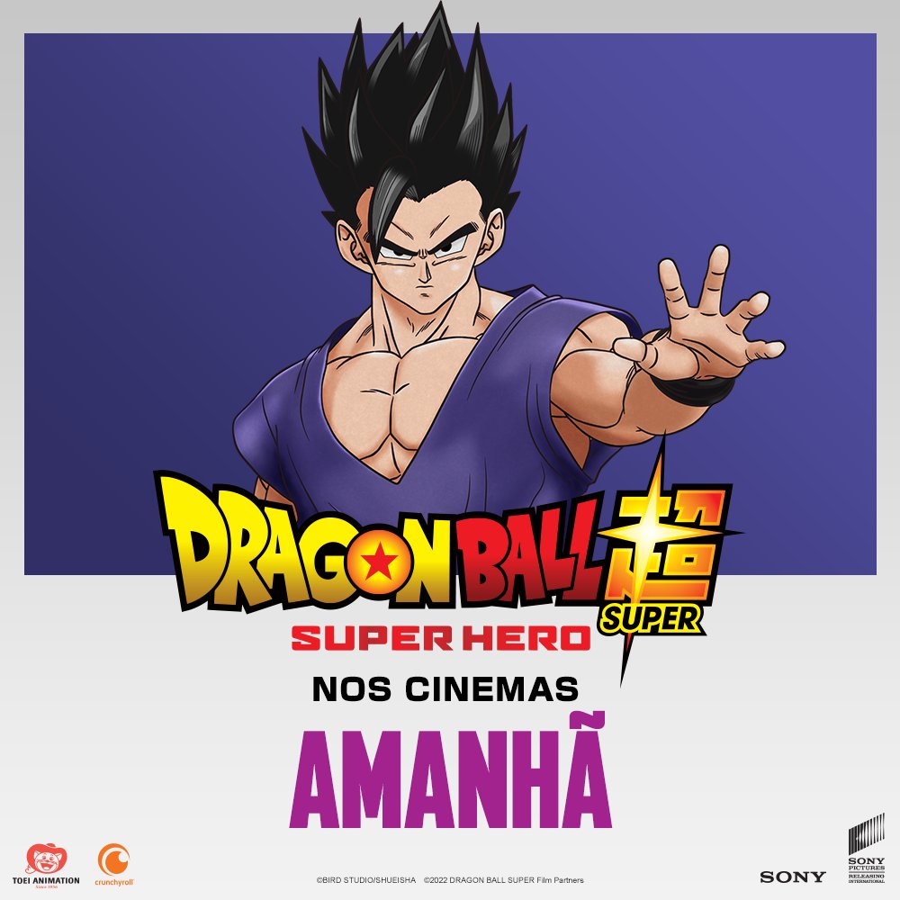 Crunchyroll Brasil ✨ on X: Dragon Ball Super: SUPER HERO chega aos cinemas  brasileiros AMANHÃ! 👊💥 🎟 Garanta seu ingresso em:    / X
