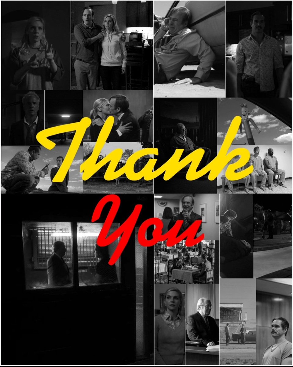 BBCS0's tweet image. Thank You.
#BetterCallSaul