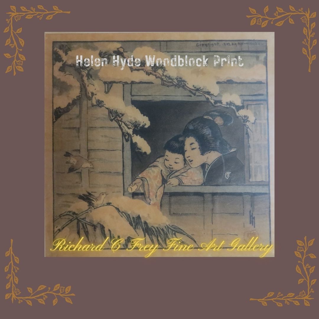 RichardCFrey's tweet photo. Helen Hyde
Original Color Woodblock Print
"My Neighbors" 1913
https://t.co/rocRSAVKCZ
#HelenHyde #woodblock #woodcut #Japanesestyle #Japan #Art #Printmaking #printcollecting #artgallery #decor #antique #collectible #birds https://t.co/xvHsyg4WO7