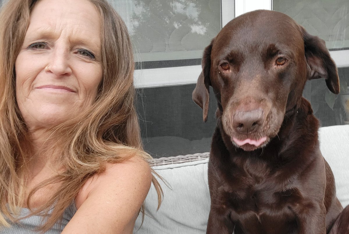 mgert69's tweet photo. No Marley today. Iget to hang out with his doggie friend, Buddy!! https://t.co/NfKwAWTXXE