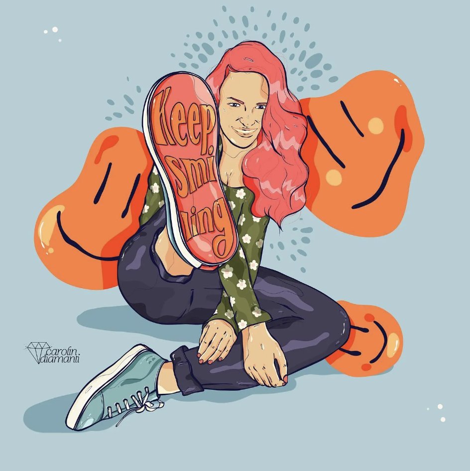 talenthouse's tweet photo. Keep smiling by Carolin Diamanti
#womenofillustratio #designfeed #designarf #graphicroozane #illustration_daily https://t.co/M6Z2d3QPSl