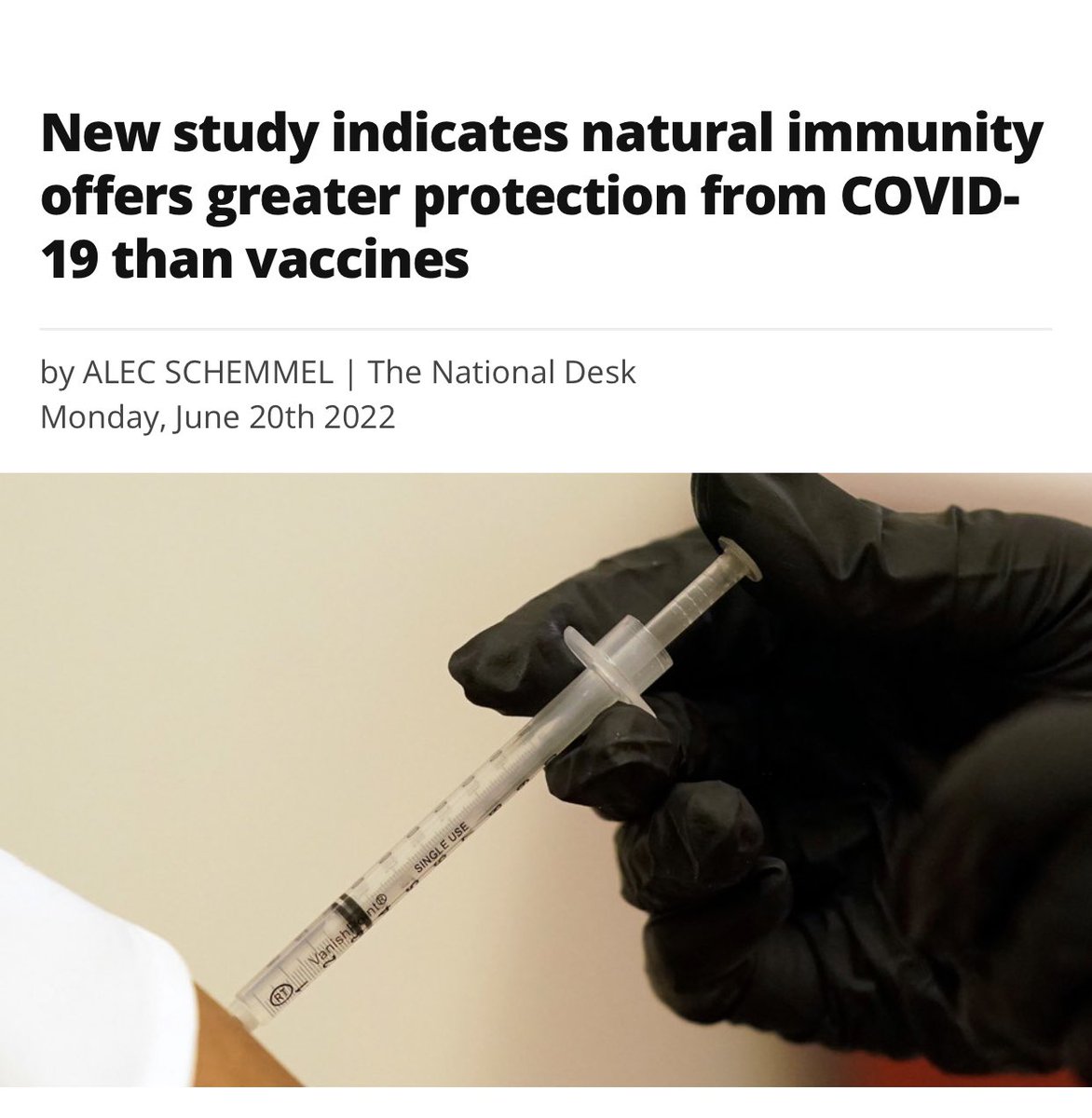 samuelffisher's tweet photo. The #unvaccinated who supported natural immunity were perceived as rebellious, careless, selfish, &amp; labeled conspiracy theorist. https://t.co/yU4IfUyBFc