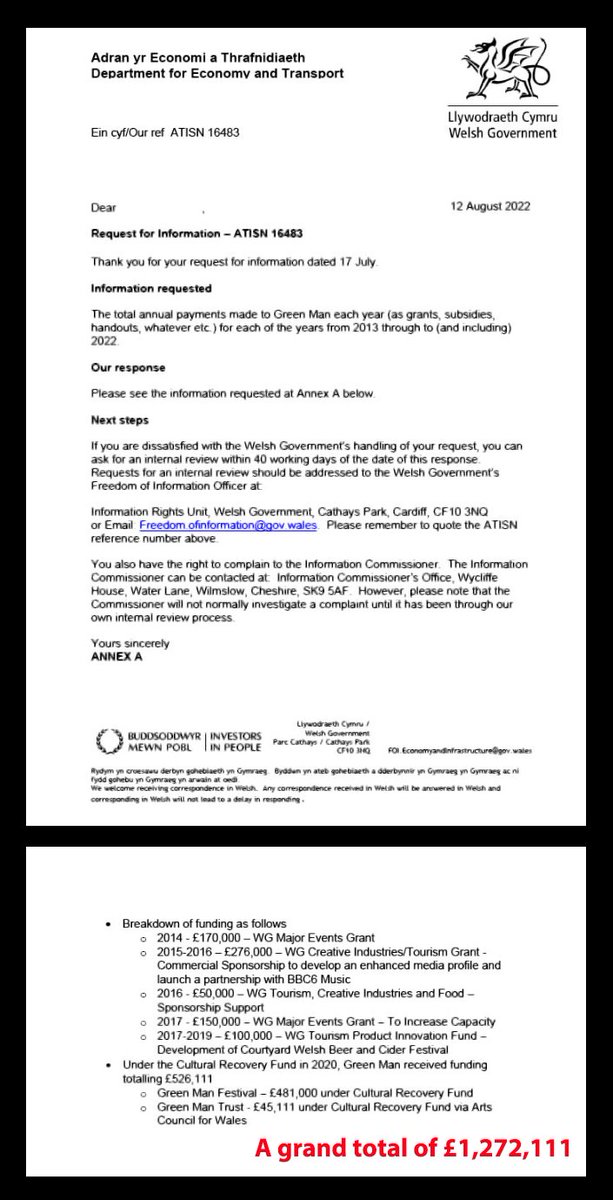 Every time someone tries to explain the purchase of #GilestoneFarm and the @WelshGovernmen's links with <a href="/GreenManFest/">Green Man</a> they dig the hole a little deeper.
I don't trust anyone in Wales to give us the truth on this scandal. We need a thorough investigation by an external agency.