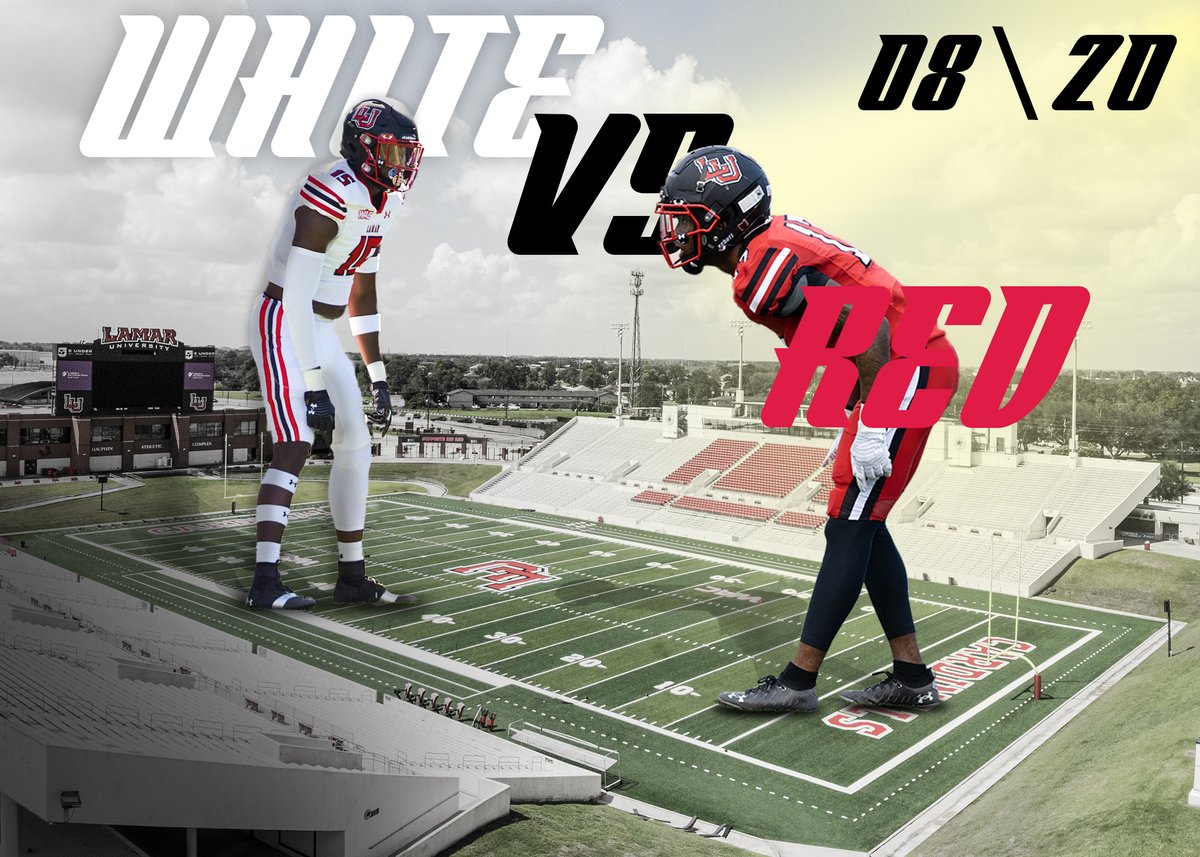 CARDINAL FANS AND FAMILY JOIN US FOR OUR FINAL SCRIMMAGE OF FALL CAMP THIS SATURDAY AUGUST 20TH FOR A PREVIEW OF THIS YEARS LAMAR CARDINALS🔥