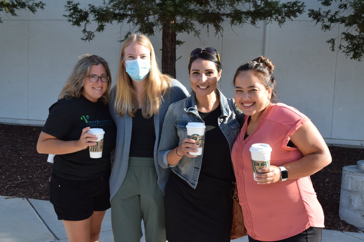 SunnyvaleSD's tweet photo. Today we welcomed back nearly 800 staff members back for the 2022-2023 school year! We can't wait to welcome students back on Wednesday! Don't forget to tag #SSDFirstDay in your first day of school photos! #WeAreSunnyvaleSD https://t.co/S57GOWdEi4