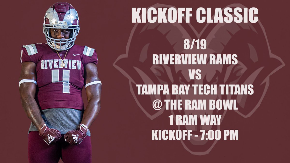 Game Week!! Come Support Your Rams At Home This Friday Vs Tampa Bay Tech !!! 🐏 #TheView #webleedmaroon