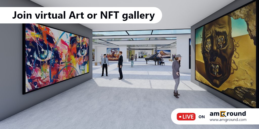 amGround metaverse gallery is live now!
Join amGround metaverse Virtual Art or NFT Gallery now for FREE (limited time)
amground.com
#amground #virtual #art #gallery #artist #virtualart #NFT #web3 #metaverse #immersive #meta